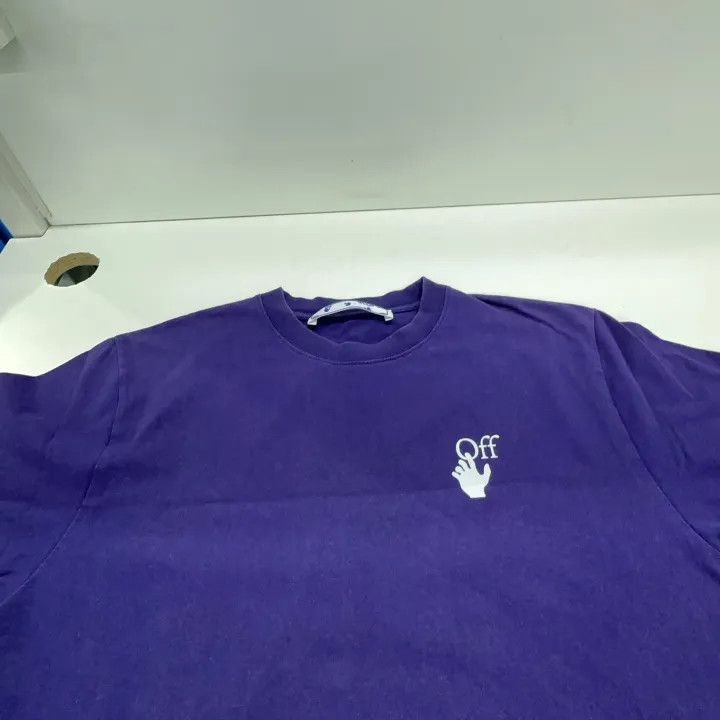Off-White Off-White Colorful Arrow Print Purple Tee 0079 Size US XXS / EU 40 - 7 Thumbnail