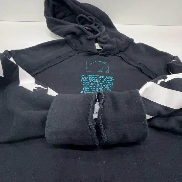Off-White Off-White Black Droplet Arrow Hoodie 0079 Size US XS / EU 42 / 0 - 9 Thumbnail
