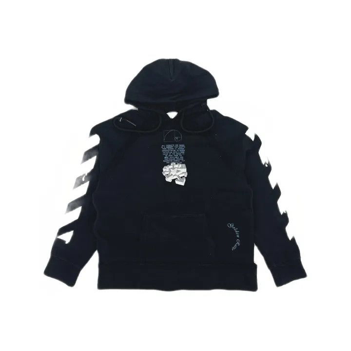 Off-White Off-White Black Droplet Arrow Hoodie 0079 Size US XS / EU 42 / 0 - 2 Thumbnail