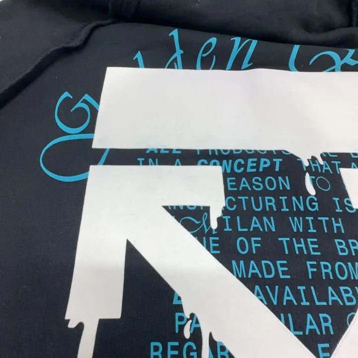 Off-White Off-White Black Droplet Arrow Hoodie 0079 Size US XS / EU 42 / 0 - 13 Thumbnail