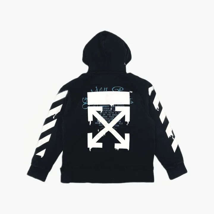 Off-White Off-White Black Droplet Arrow Hoodie 0079 Size US XS / EU 42 / 0 - 3 Thumbnail