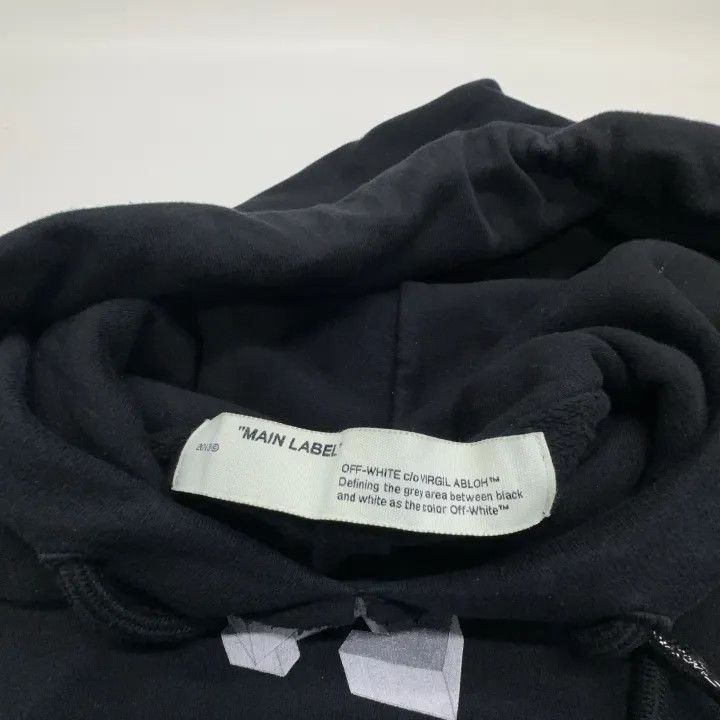 Off-White Off-White Black Droplet Arrow Hoodie 0079 Size US XS / EU 42 / 0 - 5 Thumbnail
