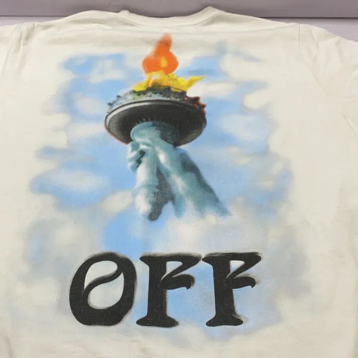 Off-White Off-White Liberty Print Cotton T-Shirt 0079 Size US XL / EU 56 / 4 - 10 Thumbnail