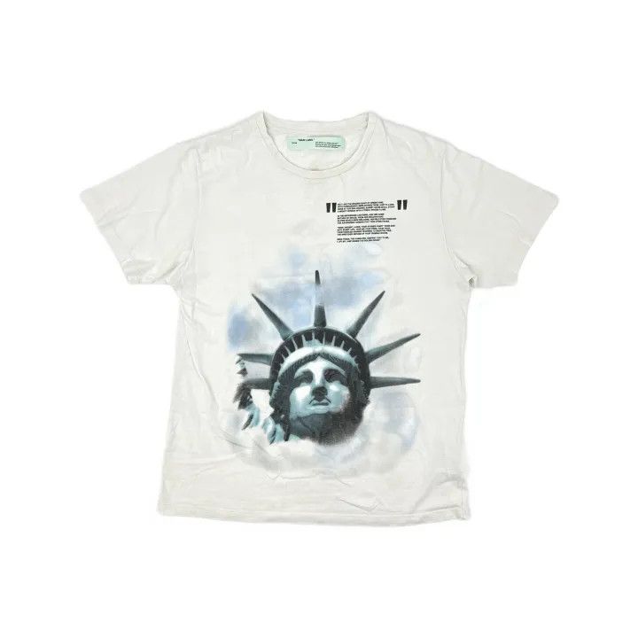 Off-White Off-White Liberty Print Cotton T-Shirt 0079 Size US XL / EU 56 / 4 - 2 Thumbnail