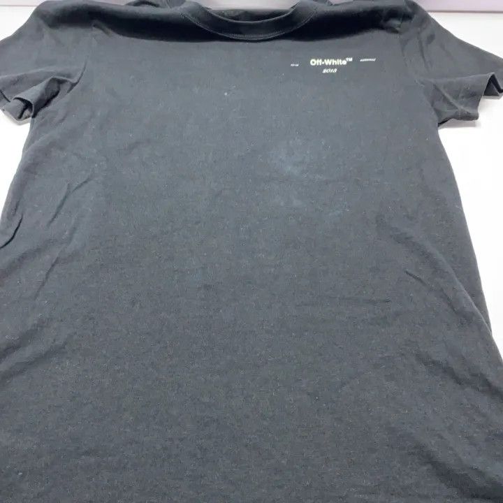 Off-White OFF-WHITE Black Graphic Print Short Sleeve T-Shirt 0079 Size US XS / EU 42 / 0 - 7 Thumbnail