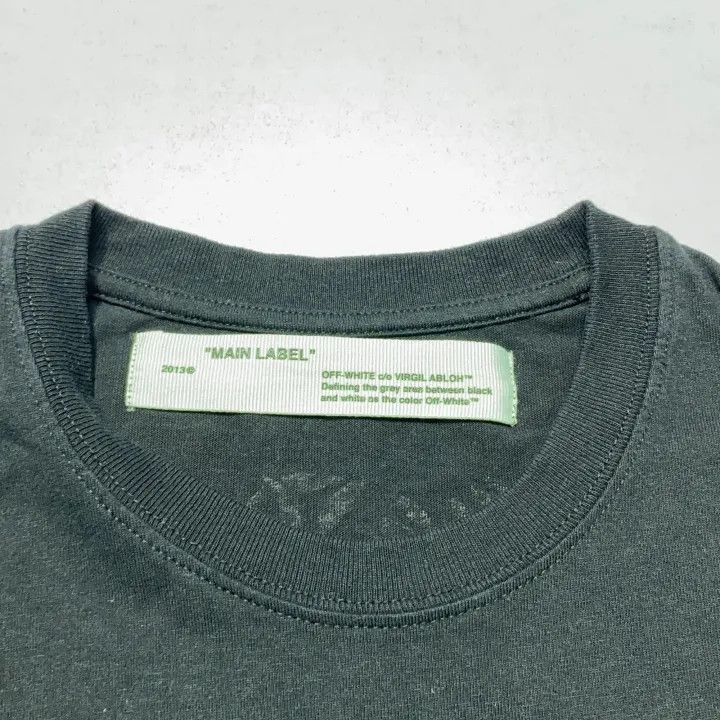 Off-White OFF-WHITE Black Graphic Print Short Sleeve T-Shirt 0079 Size US XS / EU 42 / 0 - 4 Thumbnail