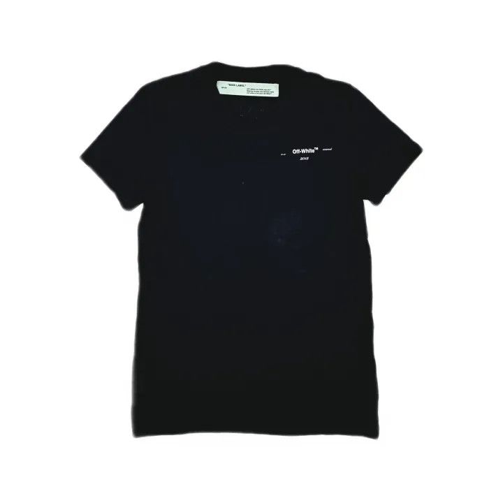 Off-White OFF-WHITE Black Graphic Print Short Sleeve T-Shirt 0079 Size US XS / EU 42 / 0 - 2 Thumbnail