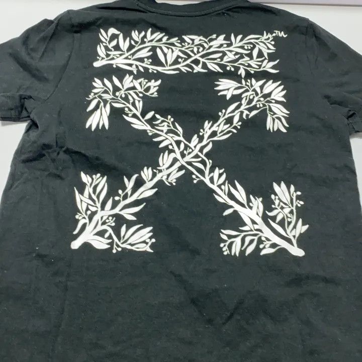 Off-White OFF-WHITE Black Graphic Print Short Sleeve T-Shirt 0079 Size US XS / EU 42 / 0 - 6 Thumbnail