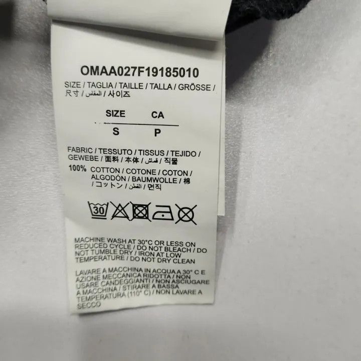 Off-White Off-White Black Logo Print T-Shirt 0079 Size US S / EU 44-46 / 1 - 5 Thumbnail