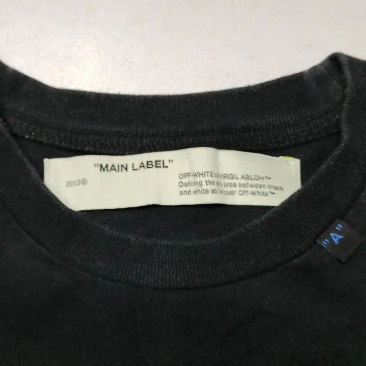 Off-White Off-White Black Logo Print T-Shirt 0079 Size US S / EU 44-46 / 1 - 4 Thumbnail