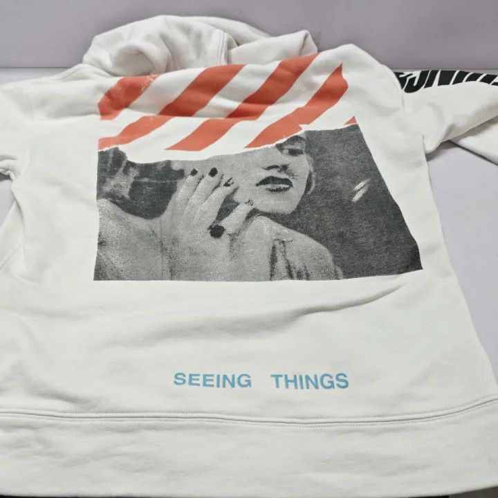 Off-White Off-White Marilyn Monroe Hoodie for Men 0079 Size US XXS / EU 40 - 20 Thumbnail
