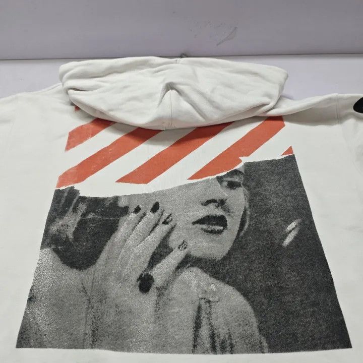 Off-White Off-White Marilyn Monroe Hoodie for Men 0079 Size US XXS / EU 40 - 4 Thumbnail