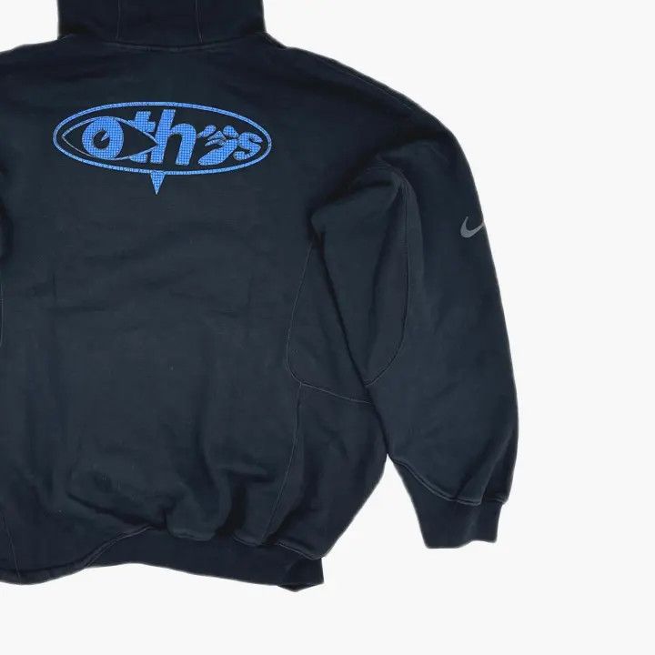 Off-White Nike OFF-WHITE Logo Hoodie Black for Men 0079 Size US XL / EU 56 / 4 - 6 Thumbnail