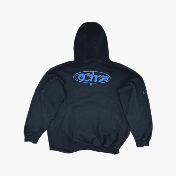 Off-White Nike OFF-WHITE Logo Hoodie Black for Men 0079 Size US XL / EU 56 / 4 - 3 Thumbnail
