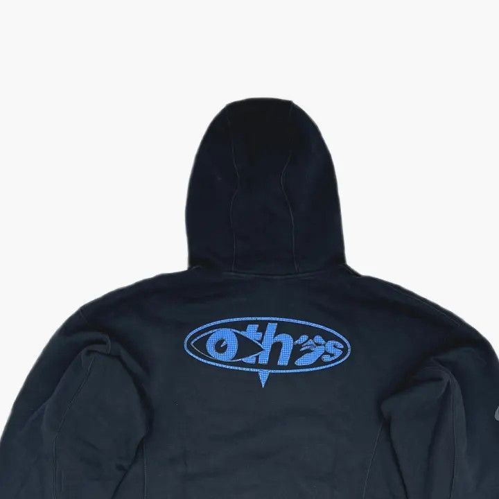 Off-White Nike OFF-WHITE Logo Hoodie Black for Men 0079 Size US XL / EU 56 / 4 - 4 Thumbnail