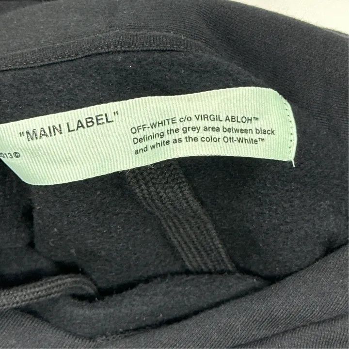 Off-White Off-White Graphic Long Sleeve Hoodie for Men 0079 Size US XXS / EU 40 - 4 Thumbnail