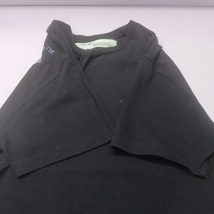 Off-White Off-White Black Arrow Cotton T-Shirt 0079 Size US XXS / EU 40 - 8 Thumbnail