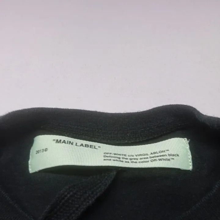 Off-White Off-White Black Arrow Cotton T-Shirt 0079 Size US XXS / EU 40 - 4 Thumbnail