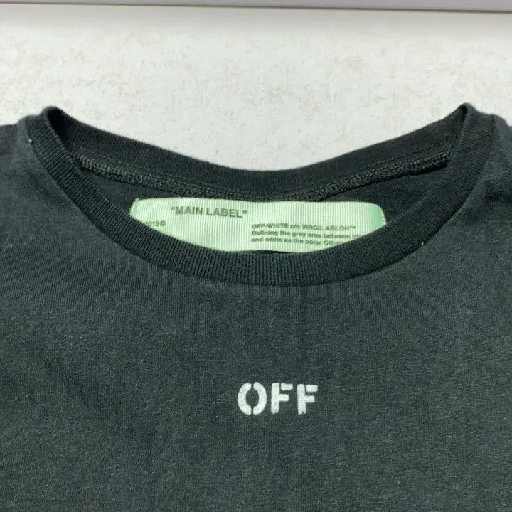 Off-White OFF-WHITE Black Skull Graphic Cotton T-Shirt 0079 Size US S / EU 44-46 / 1 - 4 Thumbnail
