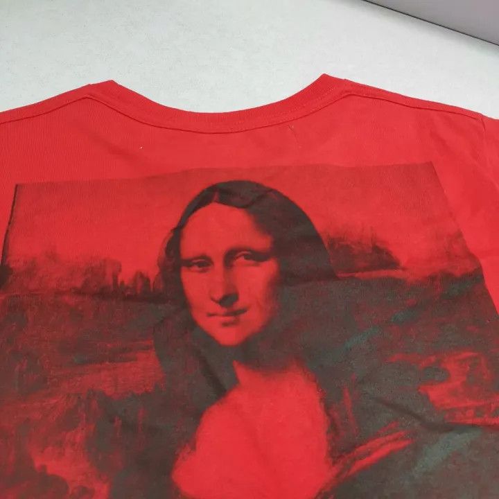Off-White Off-White Red Mona Lisa Graphic T-Shirt 0079 Size US XS / EU 42 / 0 - 4 Thumbnail
