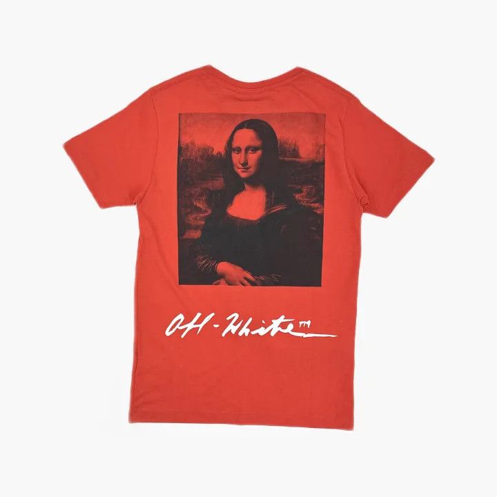 Off-White Off-White Red Mona Lisa Graphic T-Shirt 0079 Size US XS / EU 42 / 0 - 3 Thumbnail