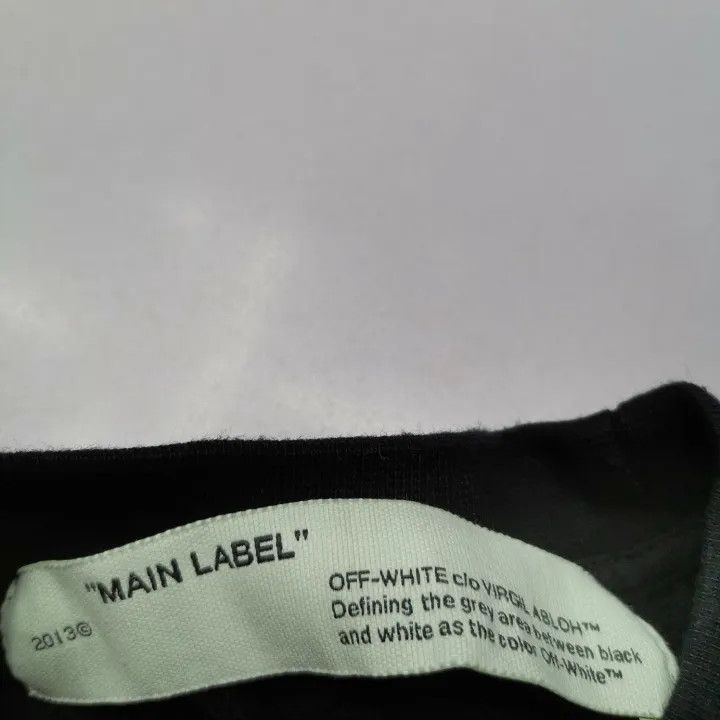 Off-White Off-White SS20 Black Graffiti Long Sleeve Hoodie 0079 Size US XS / EU 42 / 0 - 5 Thumbnail