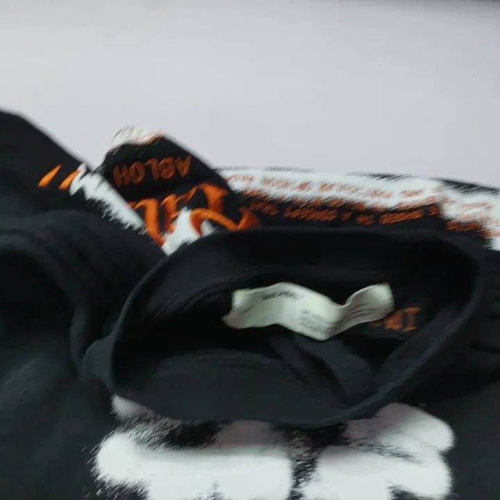 Off-White Off-White SS20 Black Graffiti Long Sleeve Hoodie 0079 Size US XS / EU 42 / 0 - 8 Thumbnail