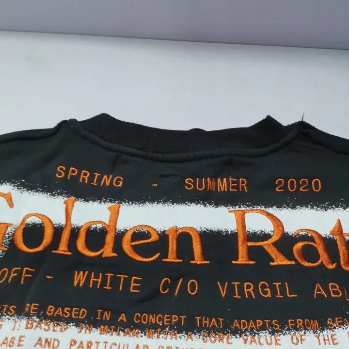 Off-White Off-White SS20 Black Graffiti Long Sleeve Hoodie 0079 Size US XS / EU 42 / 0 - 6 Thumbnail