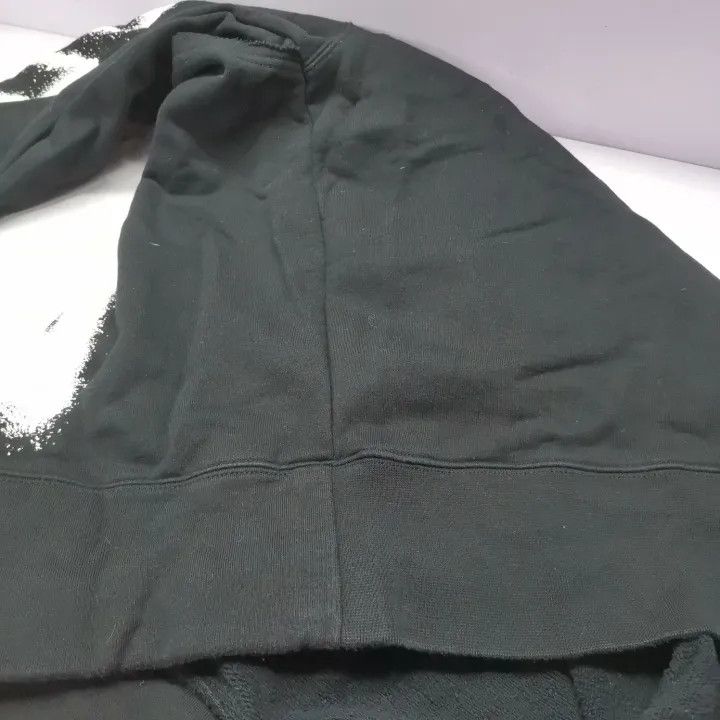 Off-White Off-White SS20 Black Graffiti Long Sleeve Hoodie 0079 Size US XS / EU 42 / 0 - 16 Thumbnail