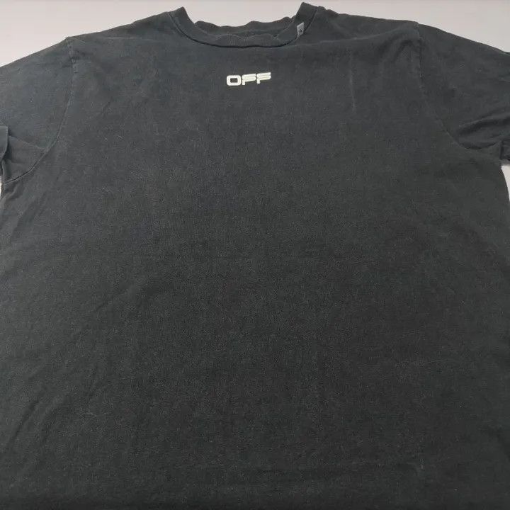 Off-White Off-White Graphic Crew Neck Casual T-Shirt 0079 Size US XXS / EU 40 - 8 Thumbnail