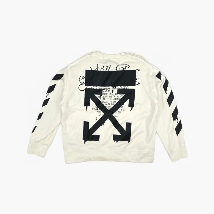 Off-White Off-White Cotton Arrow Sweatshirt for Men 0079 Size US M / EU 48-50 / 2 - 3 Thumbnail