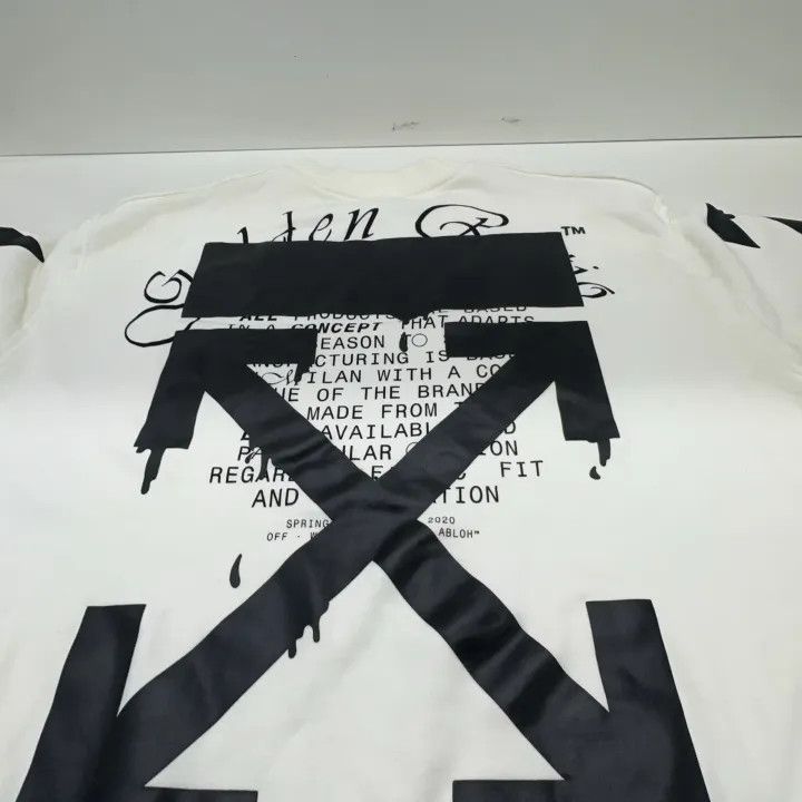 Off-White Off-White Cotton Arrow Sweatshirt for Men 0079 Size US M / EU 48-50 / 2 - 11 Thumbnail