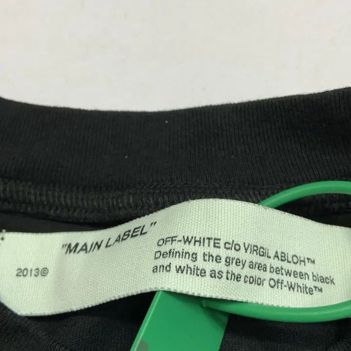 Off-White Off-White Gold Arrow Tape Short Sleeve T-Shirt 0079 Size US XXS / EU 40 - 6 Thumbnail