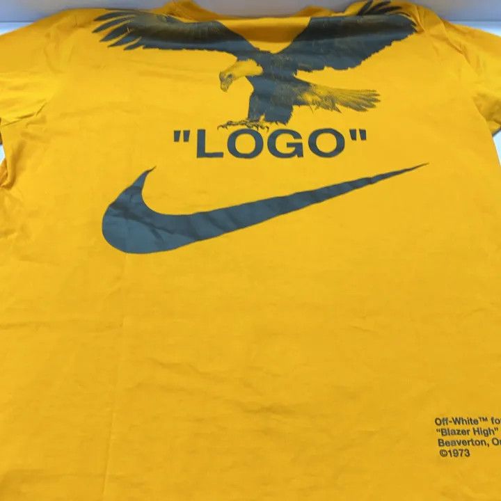 Off-White OFF-WHITE x Nike Graphic Eagle Print Tee 0079 Size US L / EU 52-54 / 3 - 20 Thumbnail