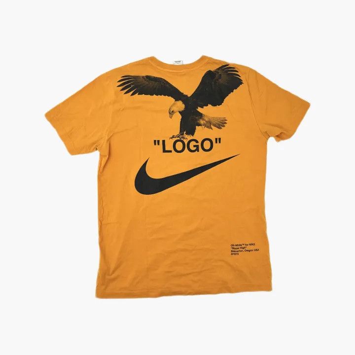 Off-White OFF-WHITE x Nike Graphic Eagle Print Tee 0079 Size US L / EU 52-54 / 3 - 3 Thumbnail