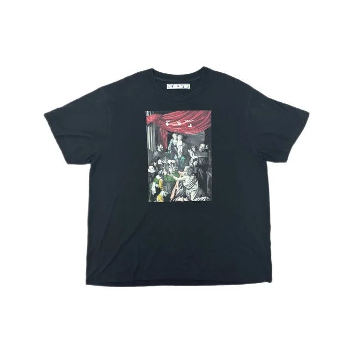 Off-White Off-White Colorful Virgin Oil Painting Short Sleeve Tee 0079 Size US XL / EU 56 / 4 - 2 Thumbnail