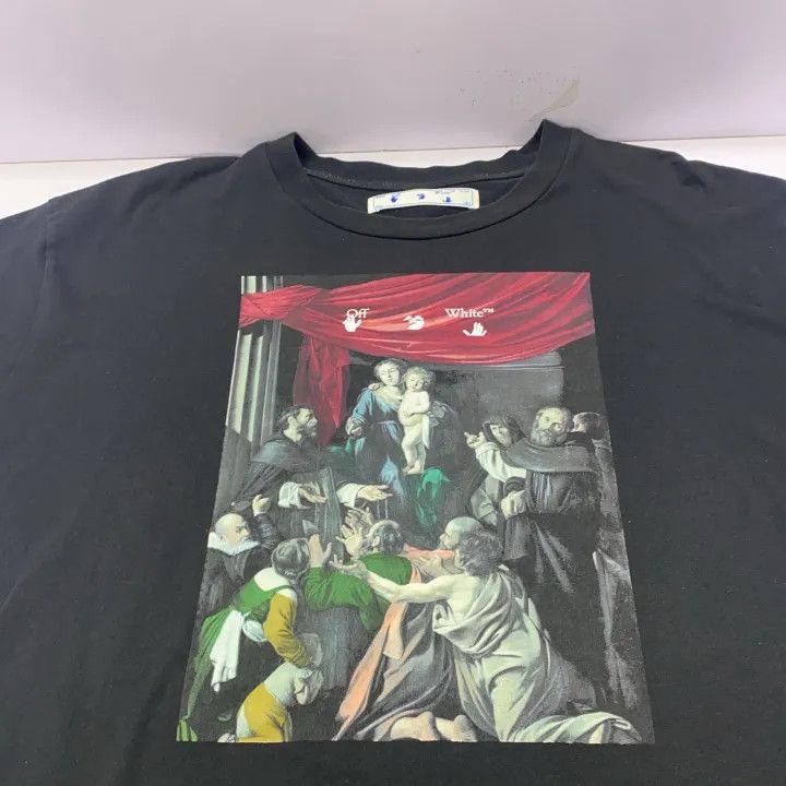 Off-White Off-White Colorful Virgin Oil Painting Short Sleeve Tee 0079 Size US XL / EU 56 / 4 - 9 Thumbnail