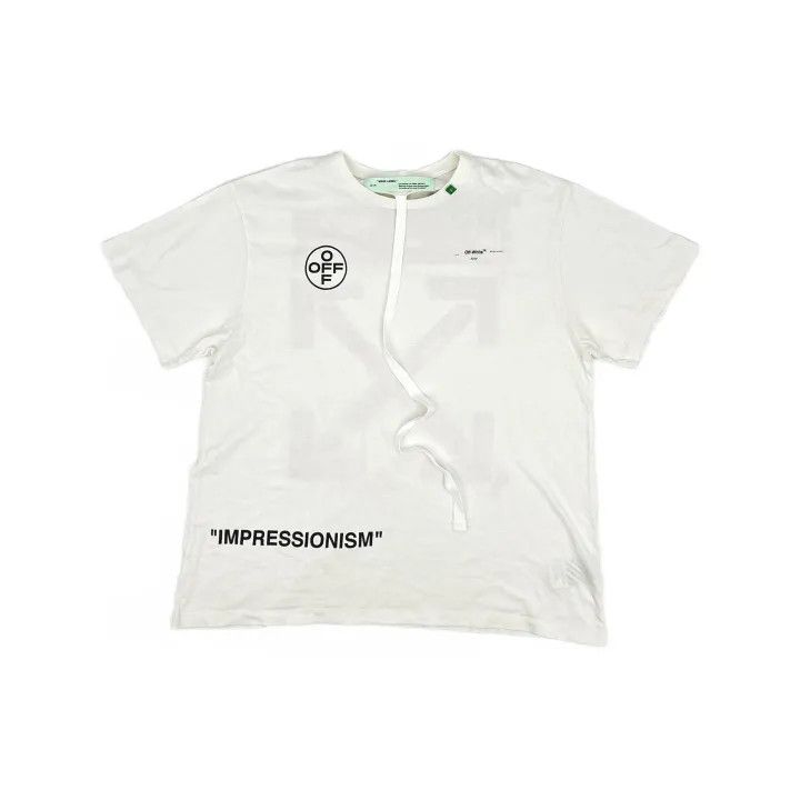 Off-White Off-White SS19 Graphic Arrow Print T-Shirt 0079 Size US M / EU 48-50 / 2 - 2 Thumbnail