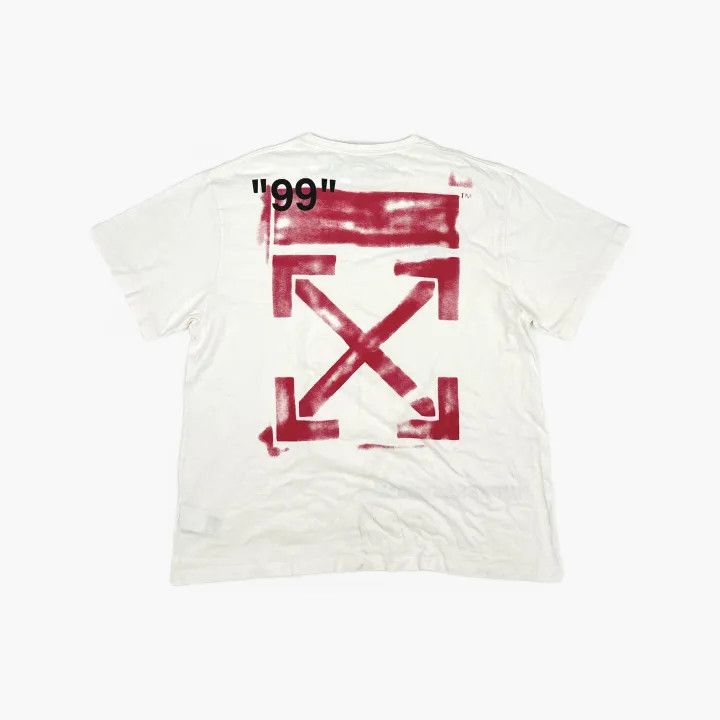 Off-White Off-White SS19 Graphic Arrow Print T-Shirt 0079 Size US M / EU 48-50 / 2 - 3 Thumbnail