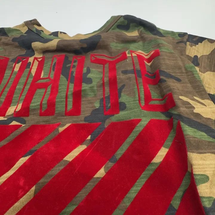 Off-White OFF-WHITE Camouflage Cotton T-Shirt 0079 Size US XS / EU 42 / 0 - 7 Thumbnail