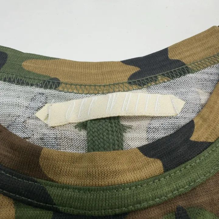 Off-White OFF-WHITE Camouflage Cotton T-Shirt 0079 Size US XS / EU 42 / 0 - 3 Thumbnail