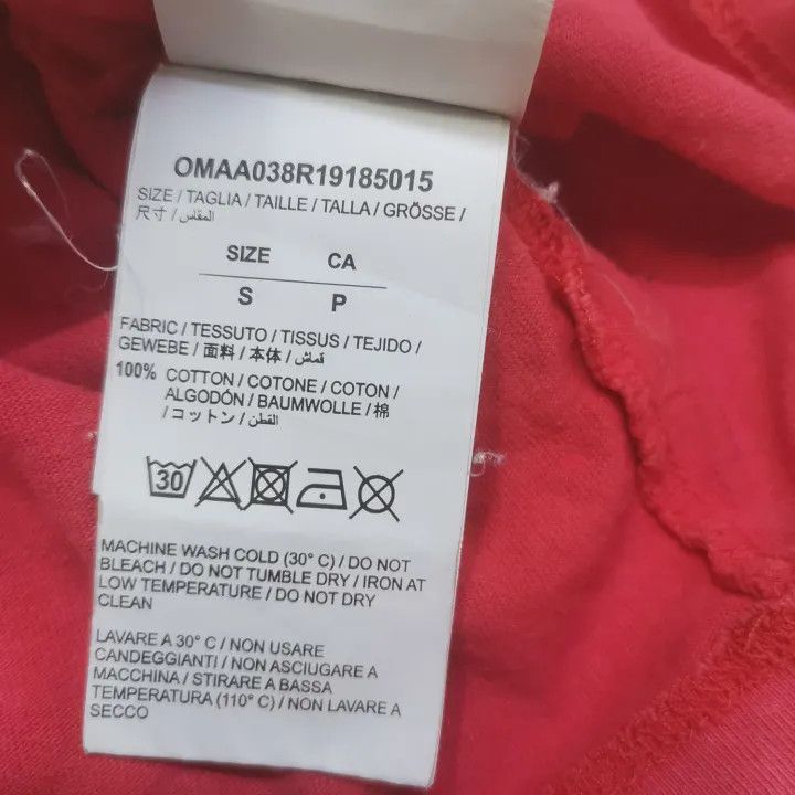 Off-White Off-White Distressed Arrow Short Sleeve T-Shirt 0079 Size US S / EU 44-46 / 1 - 4 Thumbnail