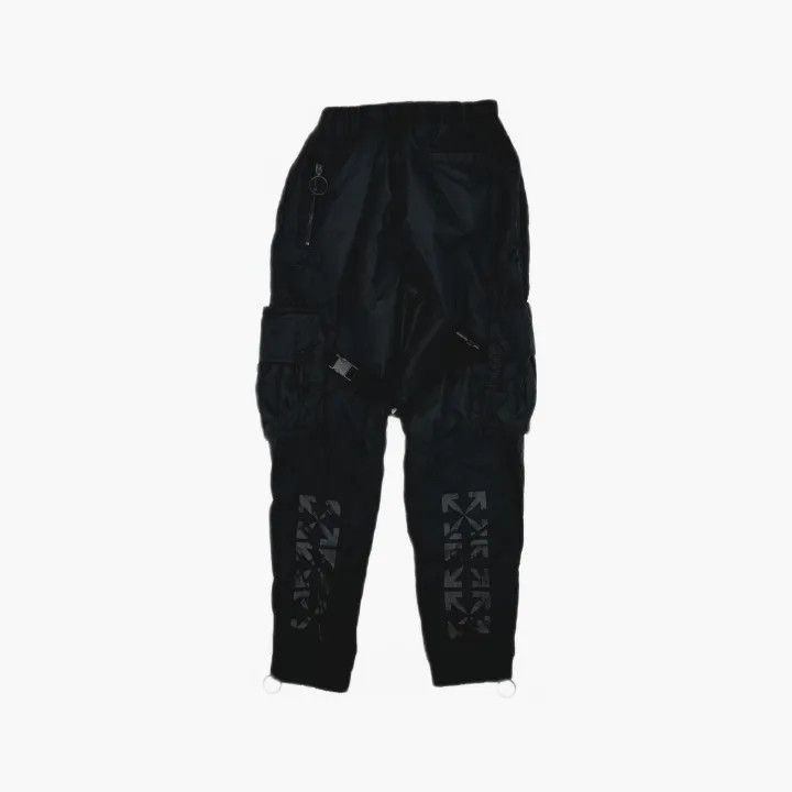 Off-White Off-White SS21 Black Cargo Pants for Men 0079 Size US 30 / EU 46 - 3 Thumbnail