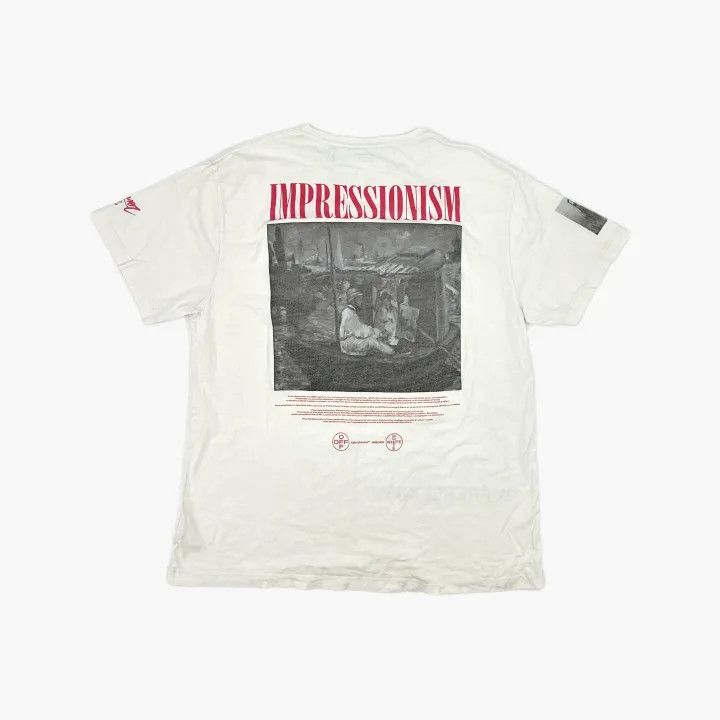 Off-White OFF-WHITE Impressionism Print Cotton T-Shirt 0079 Size US S / EU 44-46 / 1 - 3 Thumbnail