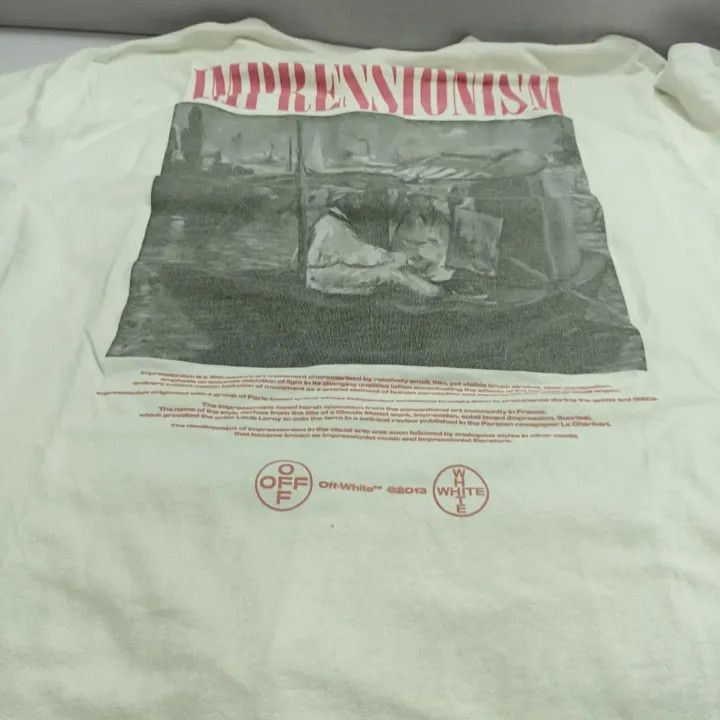 Off-White OFF-WHITE Impressionism Print Cotton T-Shirt 0079 Size US S / EU 44-46 / 1 - 17 Thumbnail