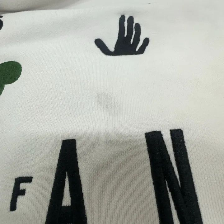 Off-White Jordan x OFF-WHITE White Logo Hoodie 0079 Size US M / EU 48-50 / 2 - 10 Thumbnail