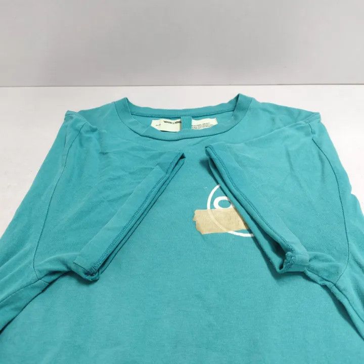 Off-White Off-White Blue Tape Design Short Sleeve T-Shirt 0079 Size US XS / EU 42 / 0 - 8 Thumbnail