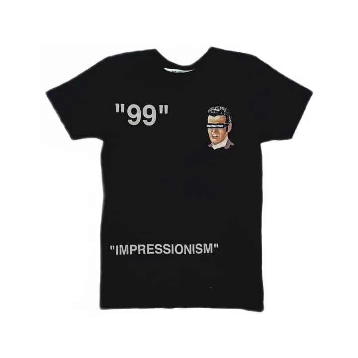 Off-White Off-White Black Vampire Graphic T-Shirt 0079 Size US XXS / EU 40 - 2 Thumbnail