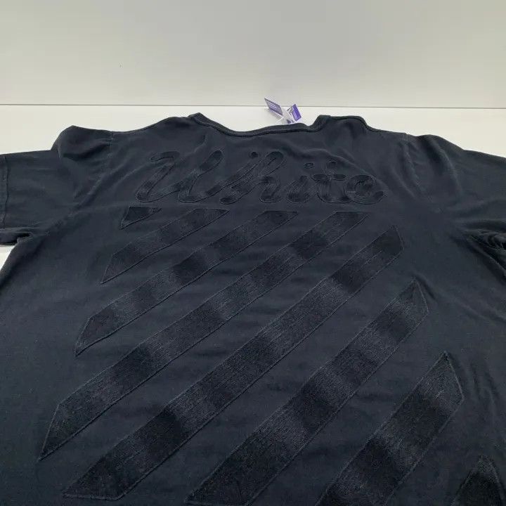 Off-White OFF-WHITE Casual Solid Color Short Sleeve T-Shirt 0079 Size US S / EU 44-46 / 1 - 13 Thumbnail