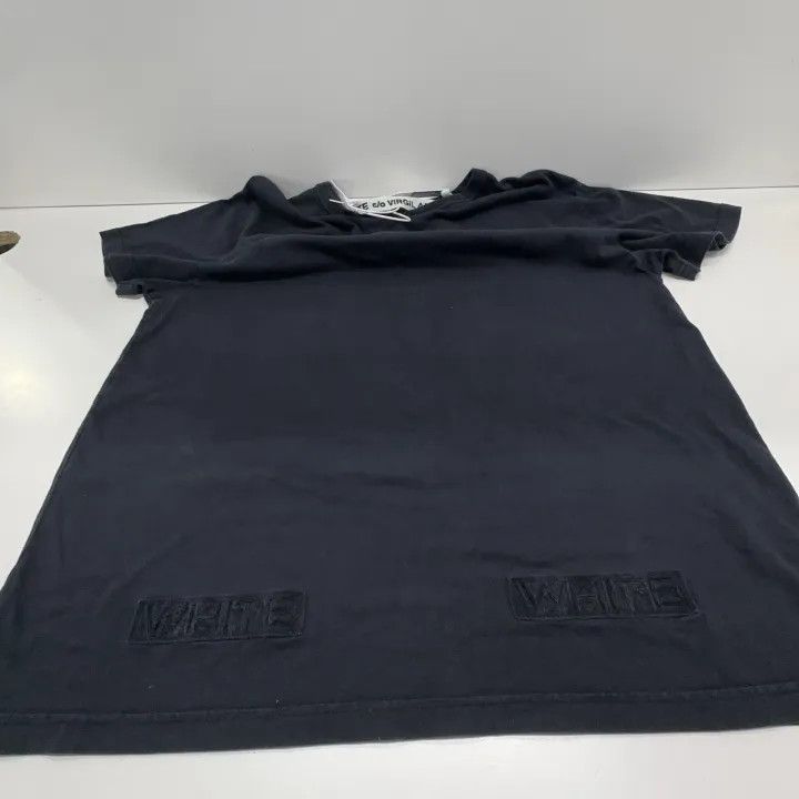 Off-White OFF-WHITE Casual Solid Color Short Sleeve T-Shirt 0079 Size US S / EU 44-46 / 1 - 9 Thumbnail